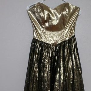 Vintage strapless dress